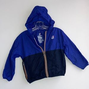 KWay Crewcuts Collab Packable Windbreaker Coat Jacket Size 6 Youth